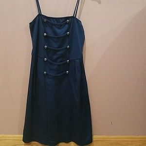 Cheslen Military Inspired Navy Dress NWT Sz M